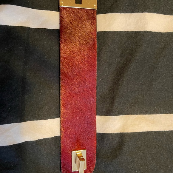 NWT claudia Firenze calf hair turnlock bracelet - Picture 4 of 4